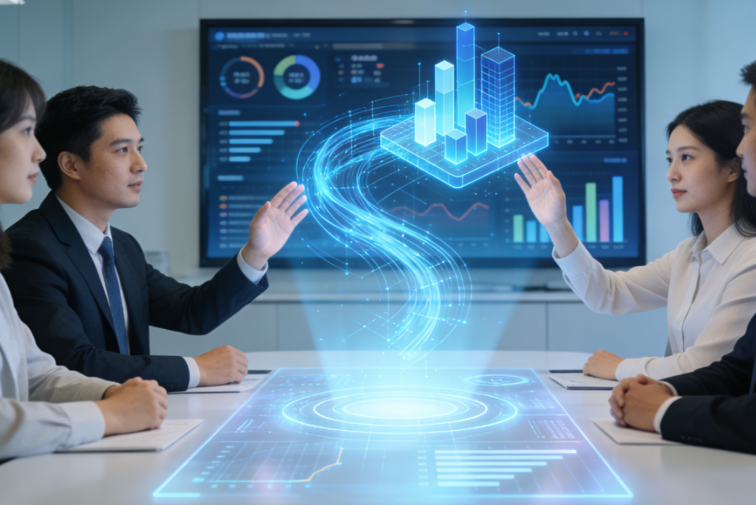 凯影网络团队与办公场景